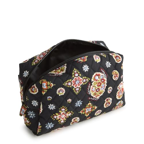 Vera Bradley Women's Cotton Nfl Medium Cosmetic Makeup Organizer Bag (Multiple Teams Available) - color: North Star Sky, size: One Size