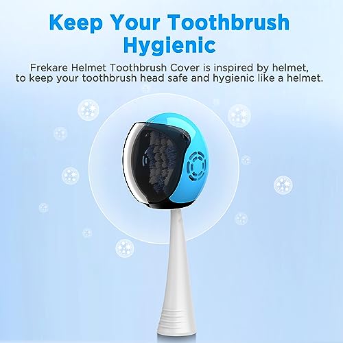 Frekare Toothbrush Covers Caps, Toothbrush Cover Brush Pod Case, Toothbrush Case Protector Fits Most Manual And Electric Tooth Brushes For Bathrooms Household Travel 4 Pack - color: White, White, Grey, Black