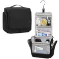 Relavel Hanging Toiletry Bag for Men and Women, Travel Toiletries Bag Water-resistant Large Makeup Cosmetic Organizer Storage, Shaving Dopp Kit Shower Bathroom Hygiene Bags, Carry-on Travel Essentials - color: Black