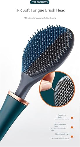 Modern Flexible Silicone Toilet Caspa for Home 2025 Upgrade Silicone Toilet Brush Ergonomic Toilet Brush and Holder Set Toilet Bowl Brush Wall Mounted Toilet Brush for Dead Corner Clean (Green) - color: Green