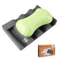 Silicone Soap Dish,Self Draining Soap Holder Perfect for Shower,Bathroom Sink,Kitchen Sink & Travel,Non-Slip Bar Soap Holder Extend Soap Life,Keep Soap Bars Dry & Easy Cleaning Grey-1Pcs - color: Grey-1pcs