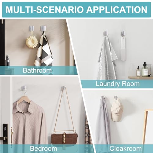 Brushed Nickel Bathroom Hardware Towel Bar Set, 5 Pieces Double Dase Toilet Paper Holder Towel Holder Set, 23.6 Inch Stainless Steel Towel Rack for Bathroom Wall Mount - color: Brushed Nickel, size: 5pieces B