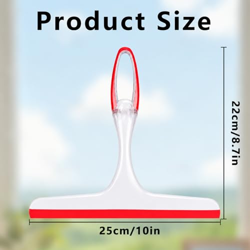 Shower Squeegee for Glass Doors, 3pcs Bathroom Squeegee for Shower Cleaner Squeegee, Window Cleaning Squeegee Glass Shower Door for Car Window Wiper Mirror Windshield - color: 3pcs-blue/Green/Red