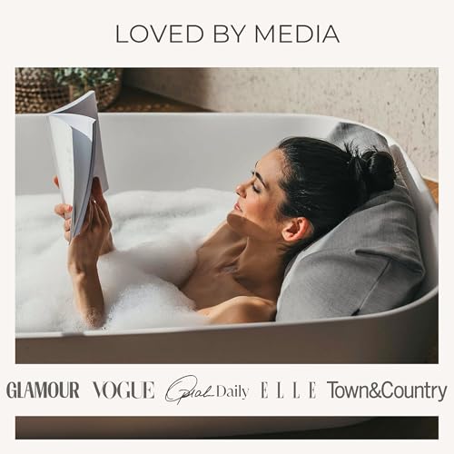 BADESOFA® Luxury Bathtub Pillow L in Green, Quick Drying Technology | Large Bath Pillow for Therapeutic Neck and Back Support, Premium Full Body Bath Tub Cushion, Luxury Spa Gift - color: Green, size: Large (Single Pillow)