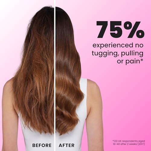 Tangle Teezer Ultimate Detangler Brush, Straight to Wavy, Runway Pink | Patented two-tier, regular-flex teeth reduce breakage & split ends on wet or dry hair; Shower-friendly hairbrush for all ages - color: Runway Pink