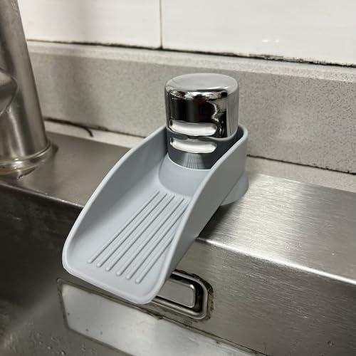 Air Gap Cover Water Ramp Silicone Splash Guard (Grey) - color: Gray