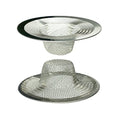 Sink Strainer 2Pcs Stainless Steel Metal Mesh Sink Drain Strainer Large Wide Brim 3.5" Diameter for Most Kitchen Sink Bathroom Bathtub Shower Room Balcony Drains - size: 3-1/2 Inch