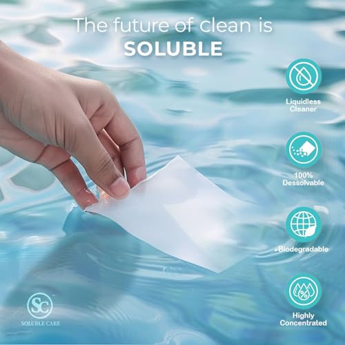 Dissolvable Toilet Bowl Cleaner Sheets (No Bottles, Easy Clean, Quick-Dissolving, Mess-Free, Septic-Safe Cleaning for Home & Office) - 40 Sheets, Pine Scent - color: Toilet Cleaner Sheets, size: 40 Count (Pack of 1)