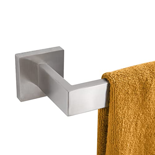 KOKOSIRI 36-Inch Single Towel Bar, Bathroom Kitchen Towel Holder, Wall Mounted SUS304 Stainless Steel Towel Rack, Brushed Nickel, B4003BR-L36 - color: Brushed Steel, size: 36-Inch