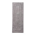 Eddie Bauer - Bathroom Rug, 100% Soft Plush Tufted Cotton Runner Rug, Highly Absorbent, Quick-Dry, and Skid-Resistant Backing (Logan Chrome Grey, 22" x 60") - color: Chrome Grey, style: 22" x 60"