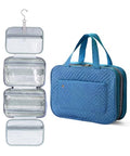 Ms. Pen- Travel Toiletry Bag Organizers, Teal | Makeup Travel Bag for Toiletries with Hanging Hook, Water-Resistant, Christmas Gift