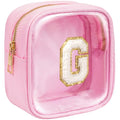 KOTORA Travel Clear Makeup Bag Toiletry Bag, Make up Bag Waterproof Toiletry Bags for Women Cosmetic Bag Preppy Stuff Brithday Gifts for Women Personalized Pink Mother Girlfriend Wife Gifts - color: Pink, style: G