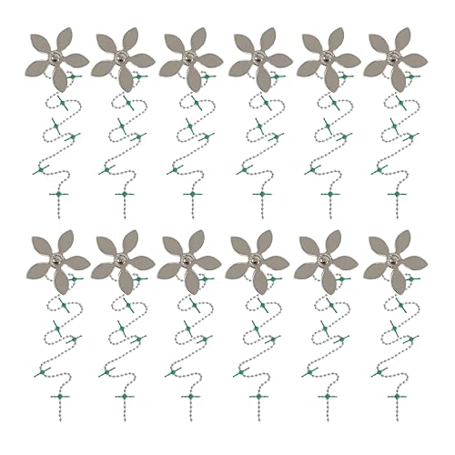DrainWig Shower Drain Hair Catcher – Disposable Bathroom Hair Trap, Easy to Install in Shower Drain Cover, Helps Prevent Clogs – As Seen on Shark Tank - Silver Flower (12-Pack) - color: Silver Flower, size: 12 Count
