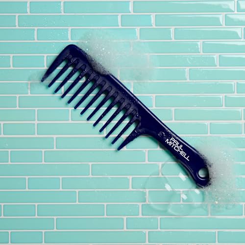 Paul Mitchell Detangler Comb, Wide Tooth Comb Detangles Wet or Dry Hair - color: Night Sky Blue - 9.62 in.Length (Pack of 1)