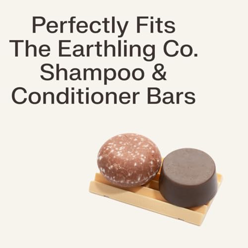 The Earthling Co. Self Draining Soap Dish Silicone Soap Holder to Prevent Mushy Bars and Extend Bar Life, Shampoo and Conditioner Bar Tray for Bathroom, Shower, Countertops (Small Dish) - size: 4.75"