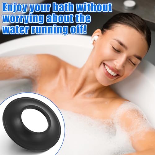 Dreyoo 5 Pack Tub Stopper Gasket for Tub Drain Assemblies, Replaces Stopper Bathtub Drain Gasket, for Tip Toe Style Bathtub Stoppers (2-1/16 in. x 1 in. x 1/4 in), Easy Installation