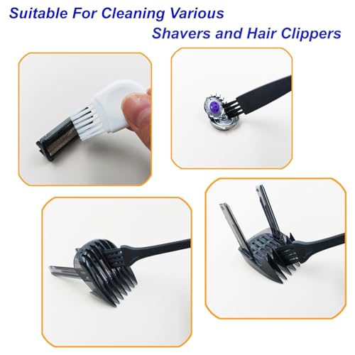 Electric Shaver Cleaning Brushes Razor Cleaner Set-10 Pcs, Replacement Shaver Razor Cleaning Brushes, Cleaning Brush for Remington, Philips, Wahl, Braun, Remin, Panasonic