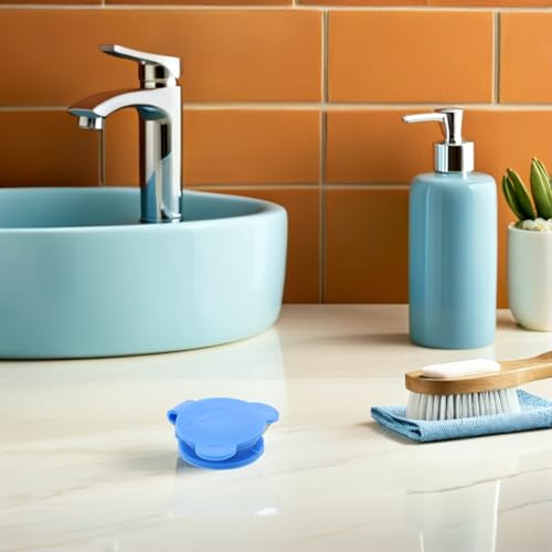DOITOOL 5pcs Bathtub Drain Plug Stoppers Silicone Tub Stopper Set Multi-Color Bath Basin Cover Leak Proof Bathroom Accessories