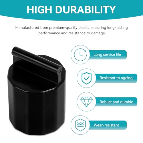 Hot Tub Drain Valves Cap Only fit for Waterway Pool and Spa Filters, Replacement Part Number: 602-9111, Black Drain Fill Valve Replace Waterway Drain Valve Replacement Parts