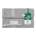 SALBAKOS 2-Piece 100% Turkish Cotton Extra Large Bath Towel 35x70 inch | Premium Hotel Quality Bath Sheet Towels | Thick, Soft, Absorbent, Oversized Bath & Beach Towels (Silver, 2 Bath Sheets) - color: Silver, size: 2 Bath Sheets