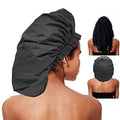 ELEBOX Premium Collection Super Jumbo Shower Cap - color: Black