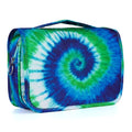Tie Dye Hanging Toiletry Bag for Girls, Travel Toiletry Bag for Teen Girls Cosmetic Makeup Waterproof Wash Bag Traveling Toiletries, Blue - color: Blue Tie-Dye