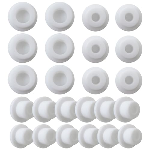 Bathtub Jet Covers for 12mm 14mm 16mm 22-23mm Bathtub Hole Diameter, Silicone Hole Plug (4 Size T13,T15,T17,T24, Each Size 6pcs, Total 24pcs a Set) by YTXXDEUS