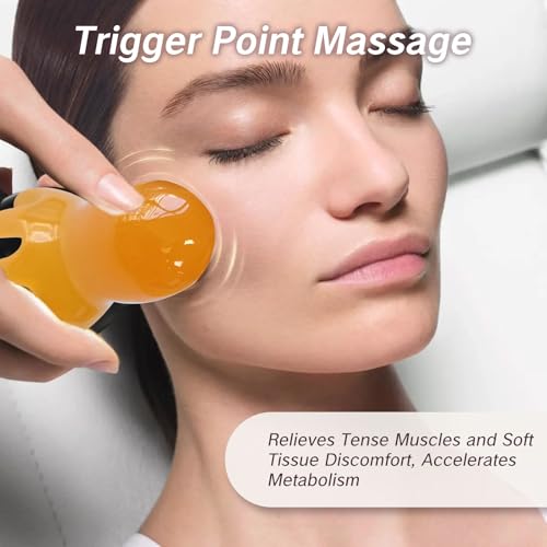 NIIIYTYB 2Pcs Head Massage Tool Scalp Massage Tools Hair Comb Scalp Scraper Tool Chinese Head Spa Tools for Deep Relaxation Massager Tool Full Body 8 Legged Acupressure Massager Yellow - color: Orange