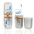 Sunenlyst Travel Toothbrush Holder, Travel Toothbrush Case for Traveling, Large Capacity Toothbrush and Toothpaste Travel Case, 1Pcs Tooth Brush Holder with Cover for Camping, Business Trip and School