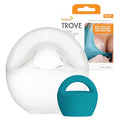 Boon Trove Silicone Manual Breast Pump - Passive Milk Collector with Plug - Hands Free Pumping for Nursing - Breastfeeding Essentials - Teal Plug - 1 Count - style: 1 Count