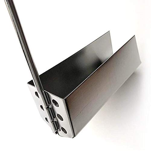 V-Shaped Deep Fryer Strainer Scoop – Frying, Scooper, Skimmer Spoon - Heat Resistant to 750F - Oil & Food Crumbs Strainer for Diner, Restaurant & Hotel by FryOilSaver Co. - style: Scoop
