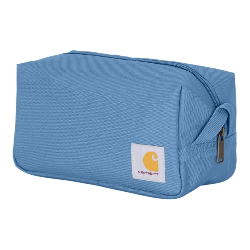 Carhartt Durable Travel Kit, Organize Essentials W/the Water Resistance Toiletry Bag, Workwear Blue - color: Workwear Blue
