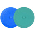 V-TOP Tub Stopper 2 Pack, 6 inches Large Silicone Drain Plug Hair Stopper Flat Suction Cover, Bathtub Accessories for Kitchen Bathroom and Laundry - color: 6" Green&blue