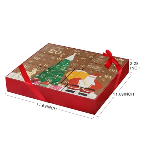 Advent Calendar 2026 BODY & EARTH Holiday Gifts for Women Christmas 24 Days of Beauty Countdow Calendar 24PCS 2026 Skincare Advent Calendar - color: Brown