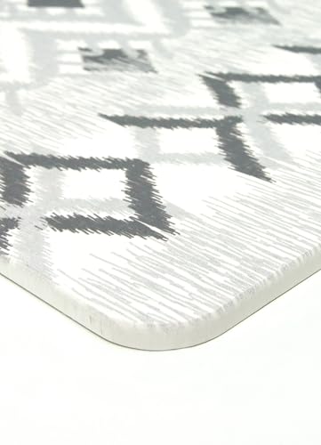 FloorPops Dierdre Grey Quick Dry Diatomite Non Slip Stone Bath Mat - color: Dierdre Grey Stone