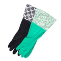 Glam Gloves, Latex Cleaning Gloves, Extra Long Gloves with Vinyl Cuff, Includes 2 Pairs of Gloves