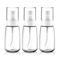 Cosywell Travel Spray Bottle TSA Approved 2oz 60ml 3 Pack Leak Proof Fine Mist Spray Bottles Empty Plastic Refillable Spray Bottle for Perfume Essential Oils Toners Rose Water Cosmetics(3Clear) - color: 3 Clear, size: 2 oz