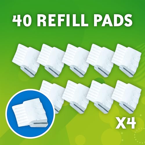 Scrubbing Bubbles Flushable Toilet Wand Refills, Fresh Brush Toilet Cleaner Refill Pads, Cleans Limescale & Fights Odors, Citrus Scent, 10 Count, Pack of 4 - size: 10 Count (Pack of 4), style: Refill