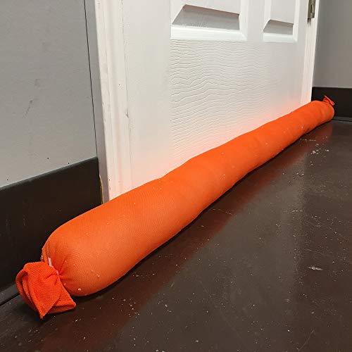 Quick Dam Indoor Water Dam (WUB210-12) - 2.5-Inch x 10-Feet - 12-Pack , Orange - size: 10-ft
