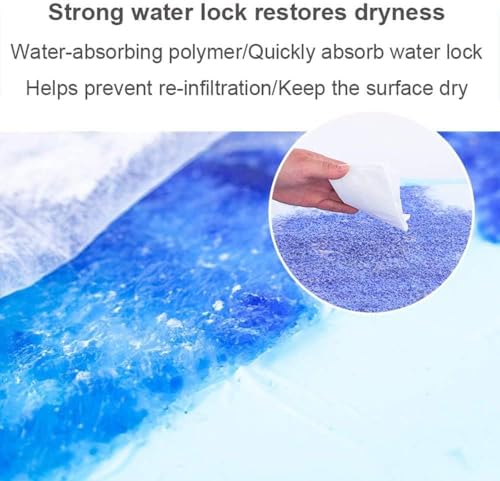 Upgraded 30 Pack Disposable Toilet Mats,Super Absorbent Toilet Floor Protector from Urine,Disposable Toilet Floor Mat for Urine,U Shaped Toilet Mat for Urine,Around Toilet Floor Protector 24" x 22"