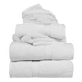SUPERIOR Egyptian Cotton Ultra Plush & Absorbent, 6 Piece Set, White | Quick Dry, Soft Luxury Towel Set, Bath Essentials, Guest Bath, Spa, 2 Bath, 2 Hand, 2 Face Towels, Madeline Towels