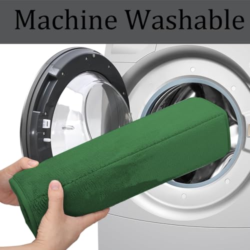 RUN HELIX Bath Mats for Bathroom Comfort Memory Foam Bath Rug Set 3 Piece Non-Slip Bathroom Mats,Absorbent Shaggy Rugs Super Soft U-Shaped Toilet Rug,Bathroo Carpets for Batoom,Tub,Shower,Dark Green - color: Blackish Green