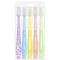 SUREE Extra Soft Toothbrush for Sensitive Teeth and Gums (5 Pack), Ultra Soft Toothbrush with 10000 Micro Nano Bristles for Adults and Elderly - style: 5 Packs (No Case)