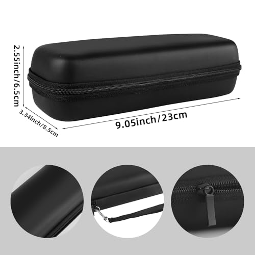 Hooqict Electric Toothbrush Travel Case for Oral-B Pro 1000, 2000, 3000, 3500, 1500 Travel Toothbrush Case Holder with Mesh Pocket Cover Protection, Protective Storage Bag Toothbrush Carrier - color: Black