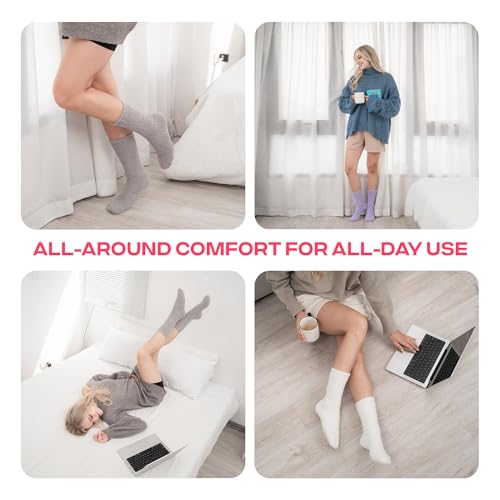 CoolMate Cozy Soft Cloud Socks, Fuzzy Socks for Women - color: A.03 - Grey