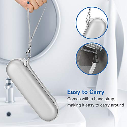 ProCase Travel Case for Oral-B/Oral-B Pro Smartseries/IO Serie Sonicare Protective Clean Electric Toothbrush, Hard EVA Case Cover Storage Bag Holder with Mesh Pocket for Accessories -Silver - color: Silver