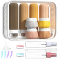18Pack Travel Bottles for Toiletries TSA Approved Silicone Travel Containers for Toiletries, Leak Proof Refillable Liqus Shampoo And Conditioner travel Essentials toiletry Bottles (BPA Free) - color: Yellow