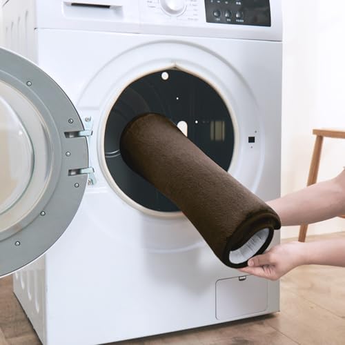 HUXMEYSON Bathroom Rugs Sets 3 Piece, Ultra Soft Velvet Memory Foam Bath Rugs, Non-Slip & PVC Backing Bathroom Mat Set, Washable Quick Dry Bath Rug - Brown - color: Brown, size: 17"x24"+20"x32"+U Shape 20"x24"