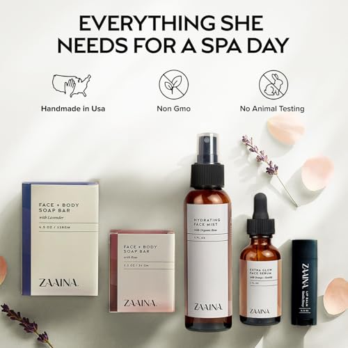 Luxury Spa Gift Basket for Women – Self Care Gifts, Relaxation & Pampering Spa Set, Birthday Gifts for Women, Bath & Body Care Package – USA Made (ESSENTIAL Spa Set)