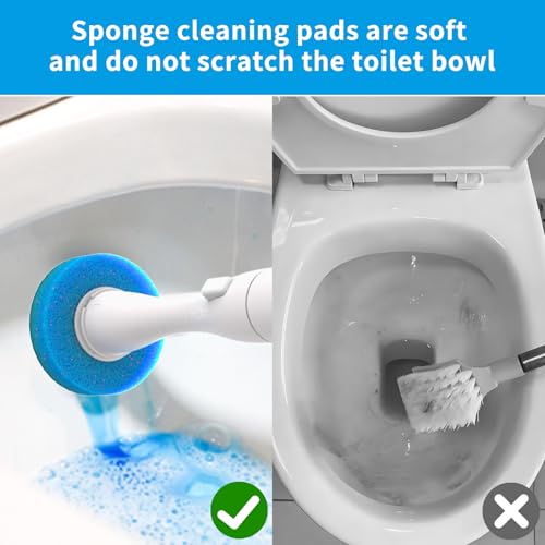 36-Piece Toilet Wand Refills, Disposable Toilet Bowl Cleaner Wand Compatible with Most Toilet Brushes,Disposable Toilet Brush Refill for Bathroom Cleaning - style: 36pcs Toilet Wand Refills